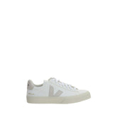 Veja White Calf Leather Bos Taurus Low Top Sneakers